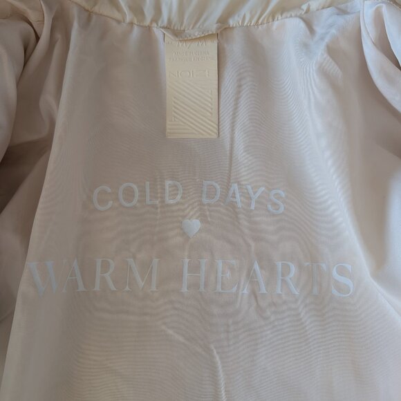 NOIZE White Puffer Jacket - Picture 4 of 7